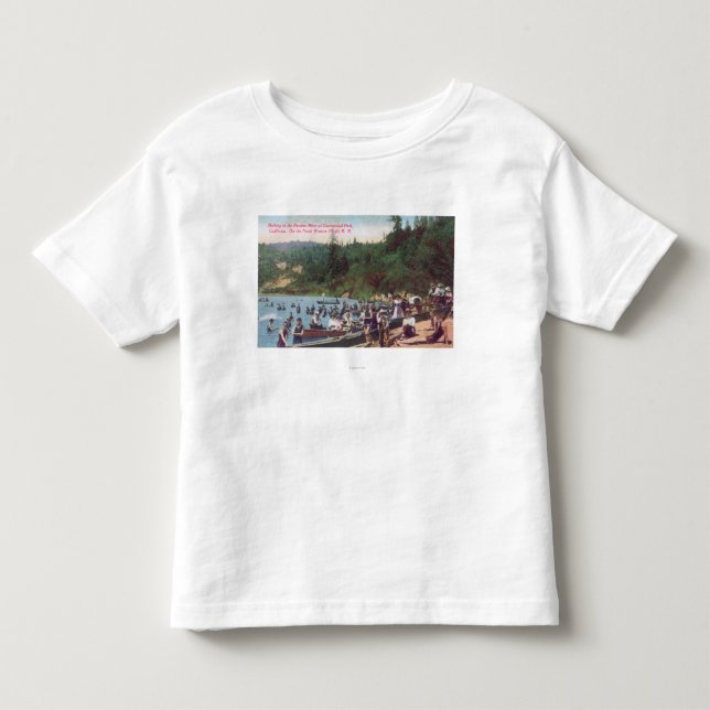 Swimming and Boating on the Russian River Toddler T-shirt (Front)