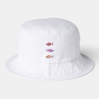 Swimming Around Town Bucket Hat