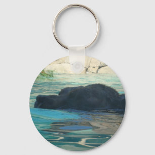 Swimming Bear Keychain