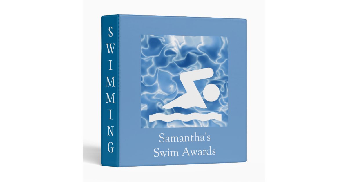 Swimming Binder Zazzle