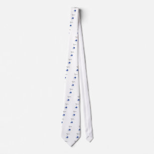 Swimming Blows cool and unique design Neck Tie