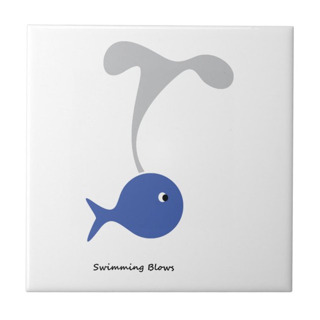 Swimming Blows Tile (Front)