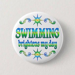 Swimming Brightens Button