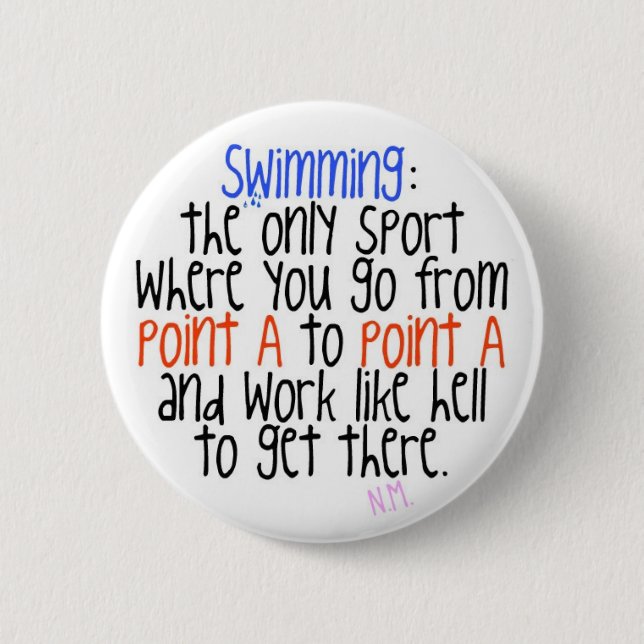 Swimming Button (Front)