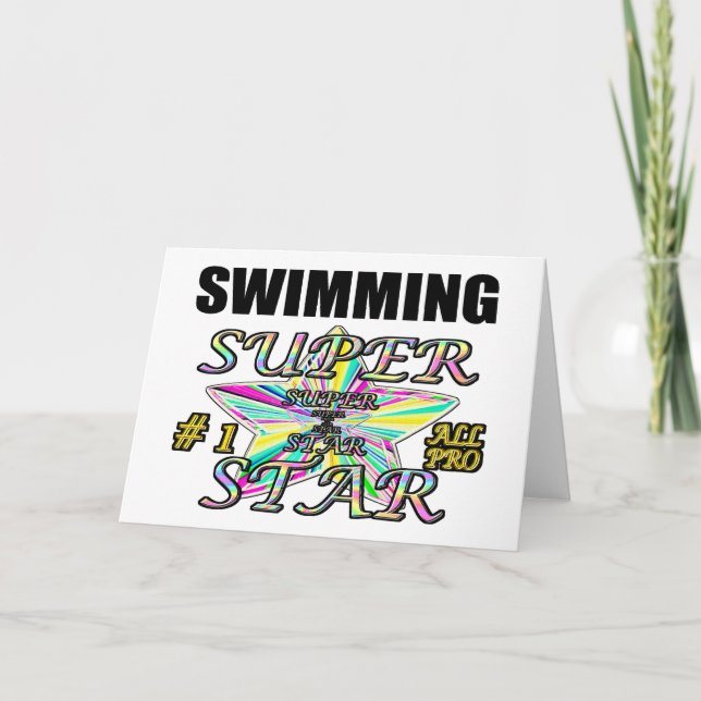 swimming card (Front)