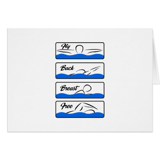 swimming cards (Front Horizontal)