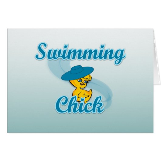 Swimming Chick #3 (Front Horizontal)