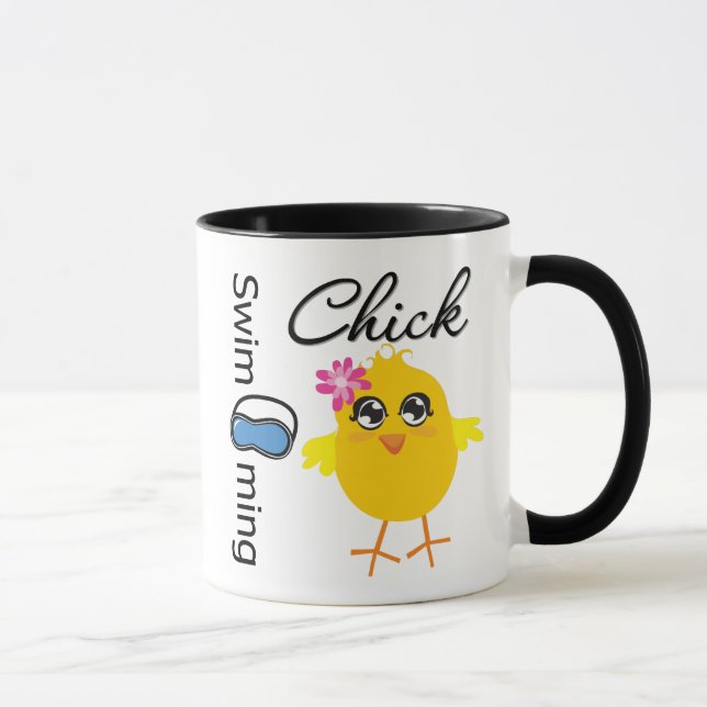 Swimming Chick Mug (Right)