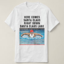 swimming Christmas T-Shirt swimming Christmas T-Shirt