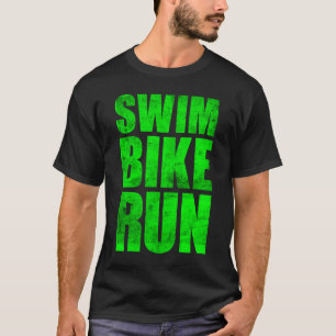 SWIMMING CYCLING RUNNING KONA 2023 TRIATHLETE MENS T-Shirt