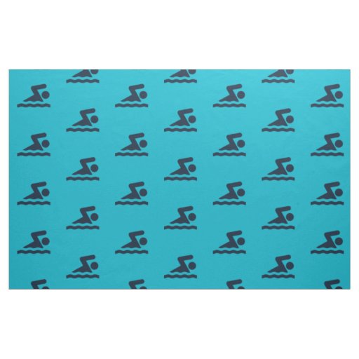 Swimming Design Fabric