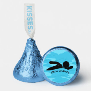 Swimming Design Hershey's Candy Favors