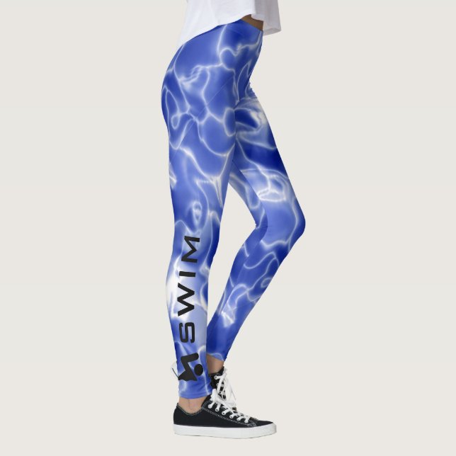 Swimming Design Leggings (Right)