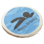 Swimming Design Sugar Cookie (Angled)
