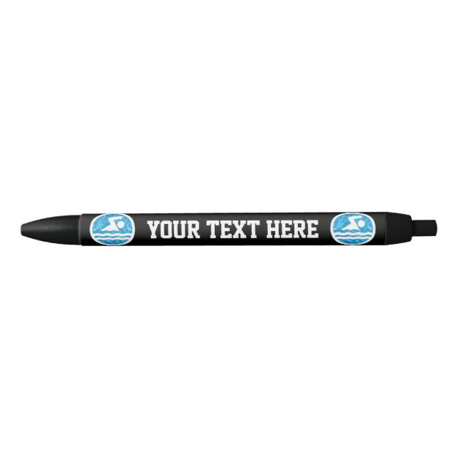 Swimming & Diving Custom Team Name or Text Coach's Pen (Front)