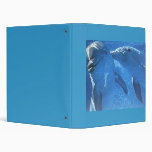 Swimming Dolphins 3 Ring Binder