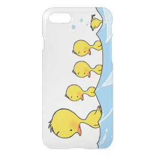 Swimming duck family iPhone SE/8/7 case