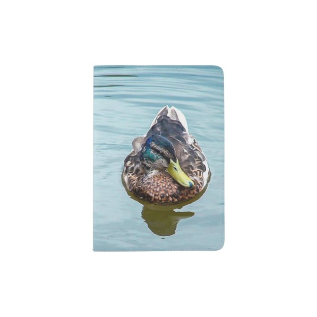 Swimming Duck Passport Holder (Front)