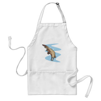swimming duckbilled platypus adult apron