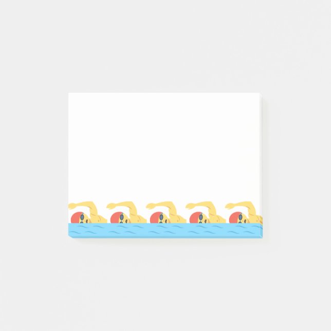 Swimming Emojis Post-it Notes (Front)