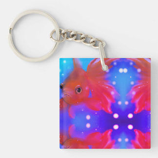 Swimming Fish Keychain