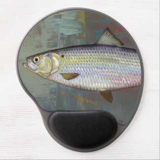 Swimming Fish on Canvas Gel Mouse Pad