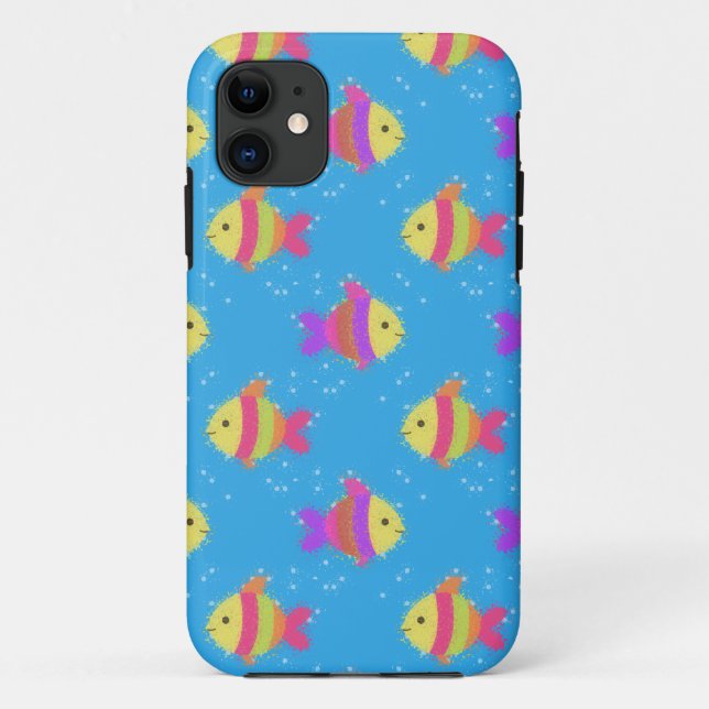 Swimming Fish Pattern Case-Mate iPhone Case (Back)