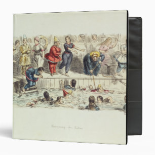 Swimming for Ladies, 1844 (litho) 3 Ring Binder