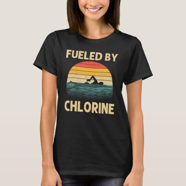 Swimming For Men Women Swimmer Swim Teacher Butter T-Shirt (Front)