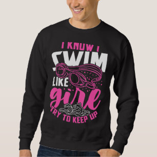 Swimming For Youth Adult Swimmers At Sea Lake Sweatshirt