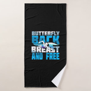 Swimming Gift For Swimmer Bath Towel