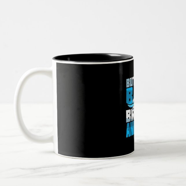 Swimming Gift For Swimmer Two-Tone Coffee Mug (Left)