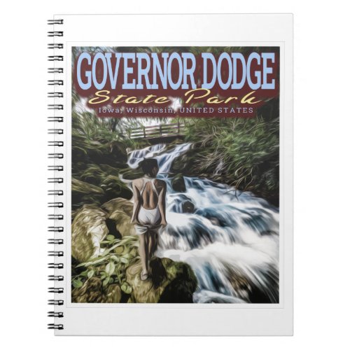 SWIMMING GIRL _ GOVERNOR DODGE STATE PARK _ IOWA NOTEBOOK