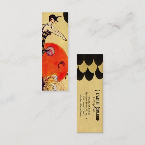 Swimming Girl ~ Slim Business Card