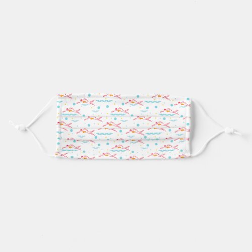 Swimming Gives Me Immense Satisfaction Pattern Adult Cloth Face Mask