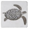Swimming Hawksbill Sea Turtle Stone Trivet