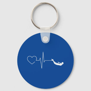 Swimming Heartbeat Keychain