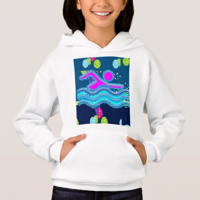 Swimming   - Hobby, Exercise, Sports Hoodie (Front)