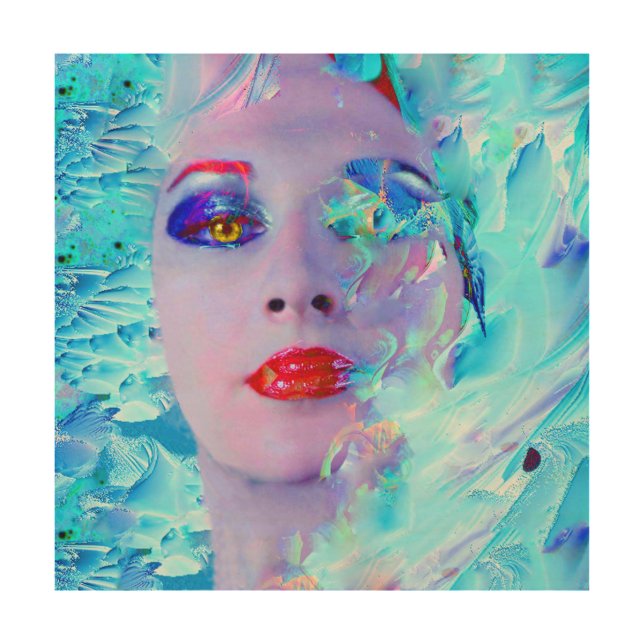 Swimming into the Blue Wood Wall Decor (Front)