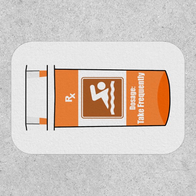 Swimming Is My Drug Patch (Front)