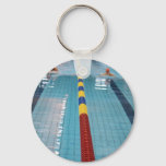 Swimming Keychain at Zazzle