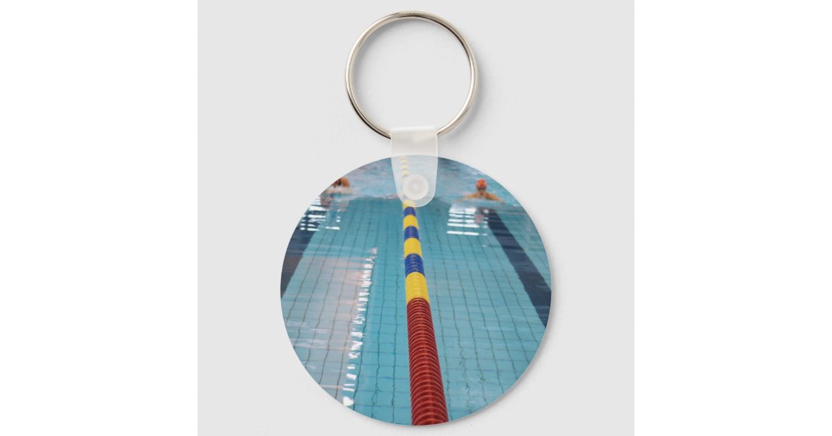 swimming keychain Zazzle
