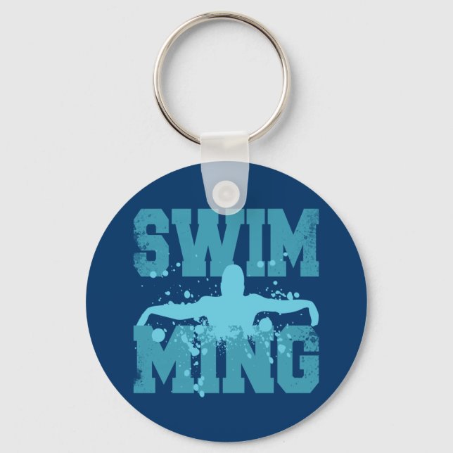 SWIMMING KEYCHAIN (Front)