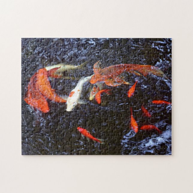 Swimming Koi Jigsaw Puzzle (Horizontal)