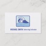 Swimming Lessons, Swim Instructor Business Card at Zazzle