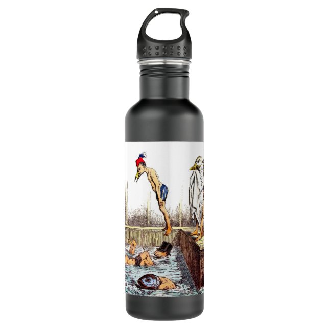 Swimming Lessons Water Bottle (Front)