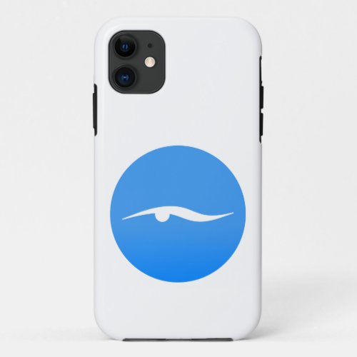 Swimming logo on T_shirt Case_Mate iPhone Case