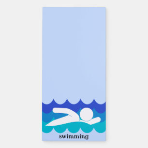 Swimming Magnetic Fridge Notepad