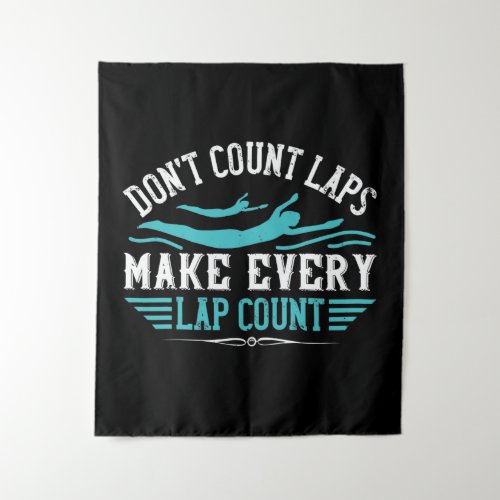 Swimming _ Make Every Lap Count Tapestry