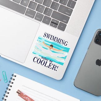 Swimming Makes Me Cooler Swimmer Swimming 